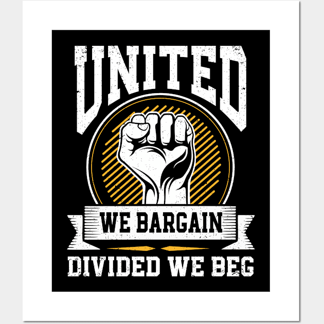 Pro Union Strong Labor Union Worker Union Wall Art by IngeniousMerch